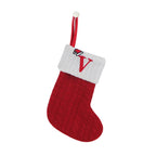 Knit Snowflake Christmas Stockings