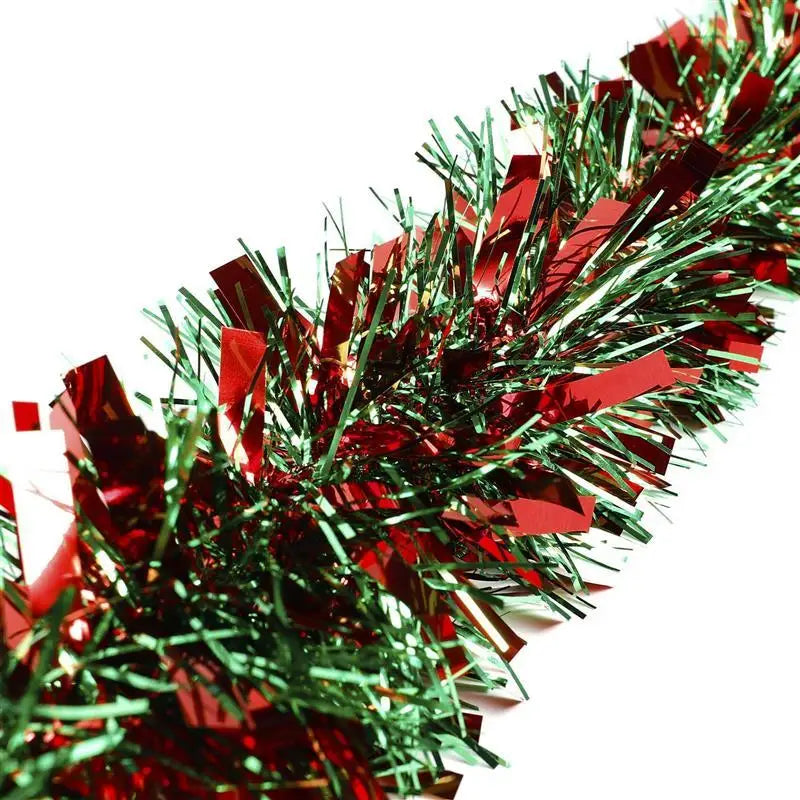 Christmas Tinsel Garland Wreath
