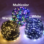 Remote Waterproof Christmas Fairy Lights