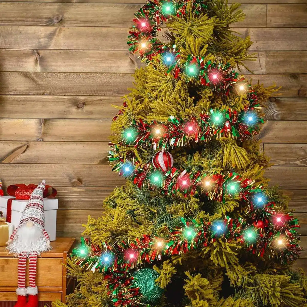 Metallic Christmas Tinsel Garland