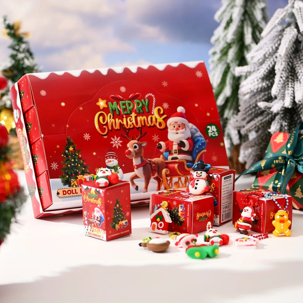 Christmas Themed Key Ring Pack Surprise Box