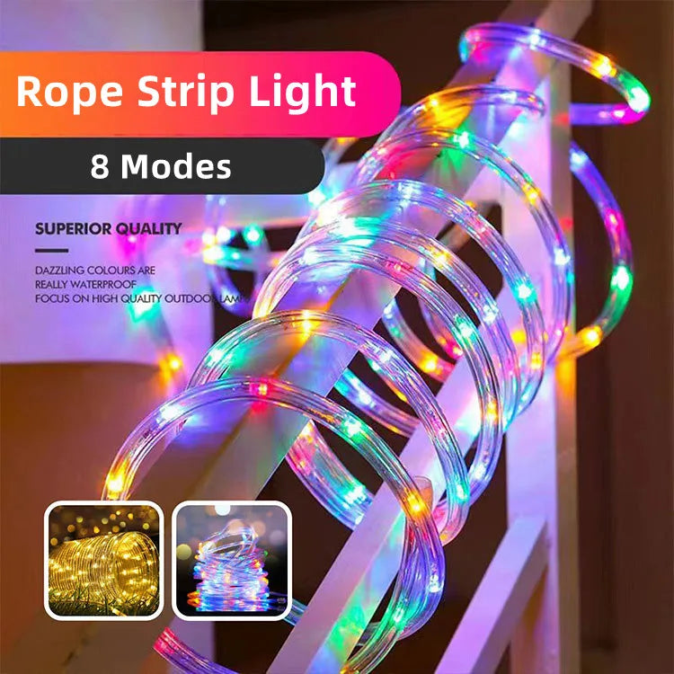 Solar Christmas Rope Lights