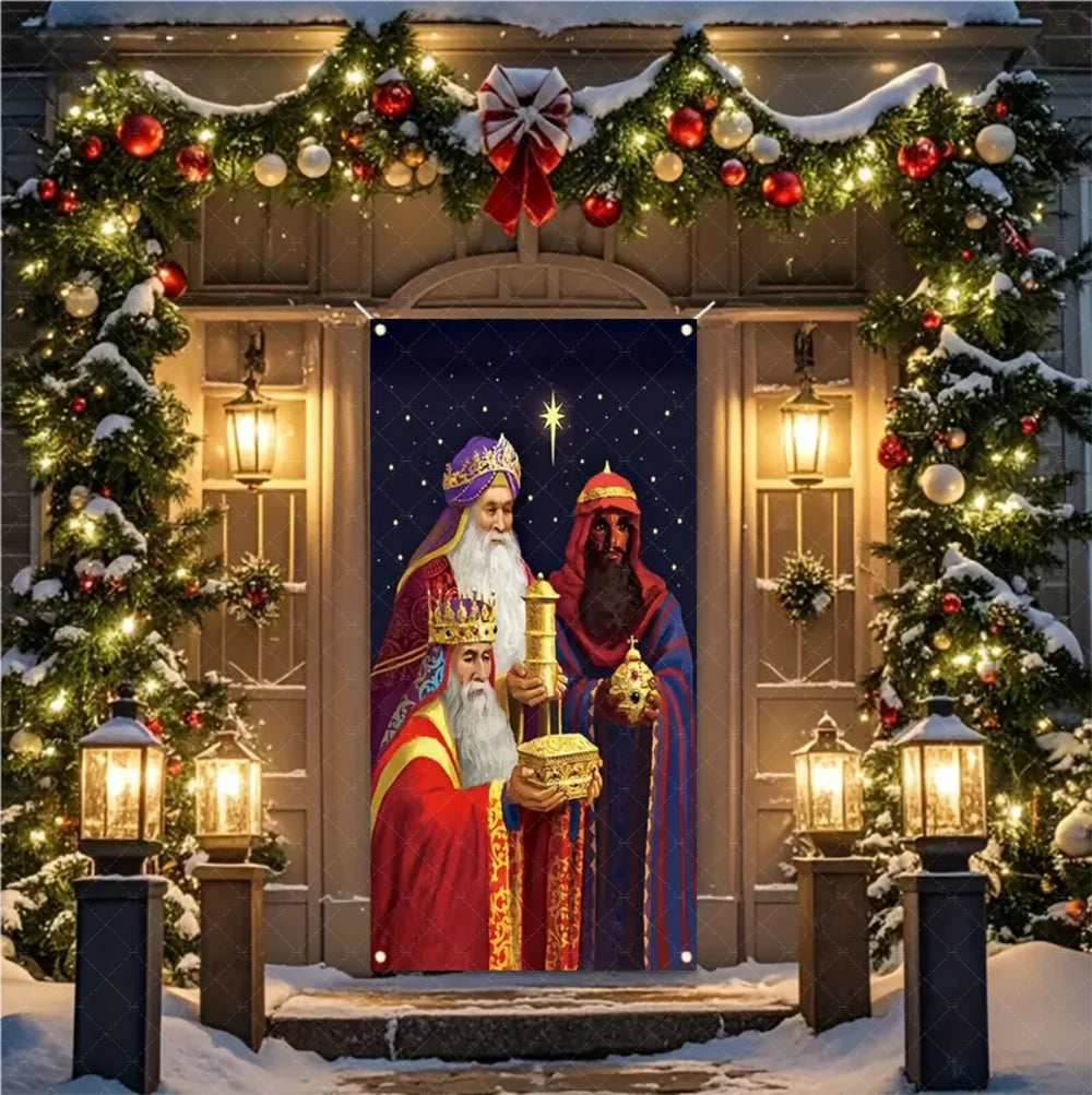 Christmas Nativity Door Banner