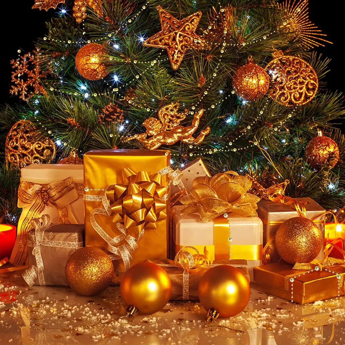 Christmas Tree Bead String