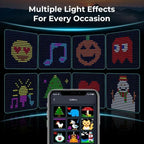 App Controlled Christmas Curtain Lights