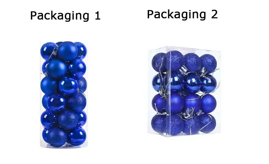 Shiny Christmas Tree Ornaments