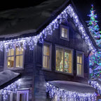 Solar Christmas Path Garland Lights