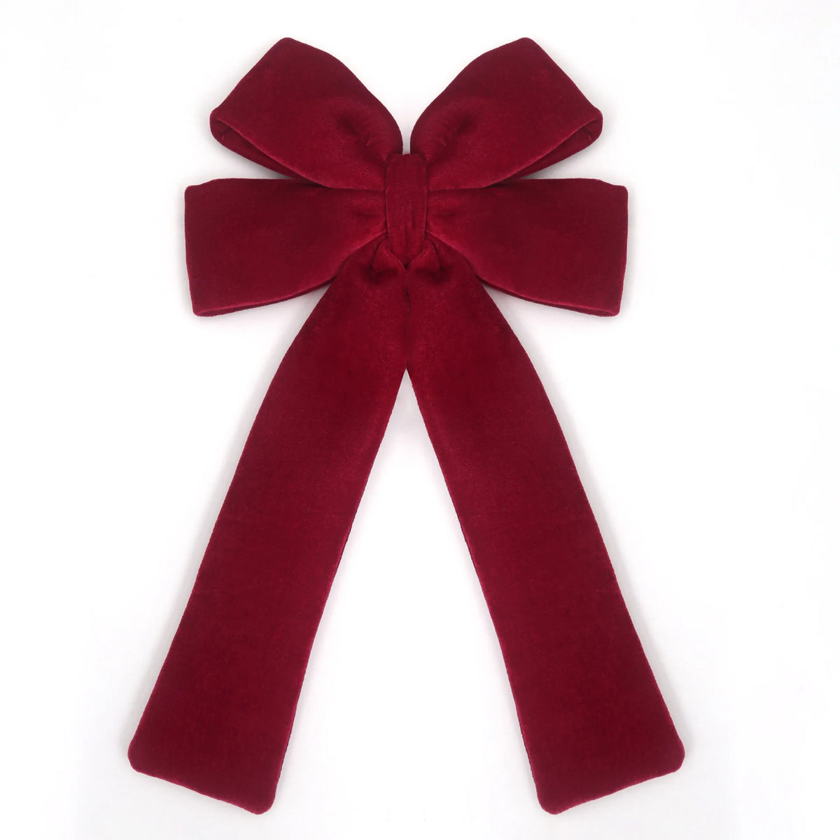Red Christmas Bows Large Tree Topper Bow