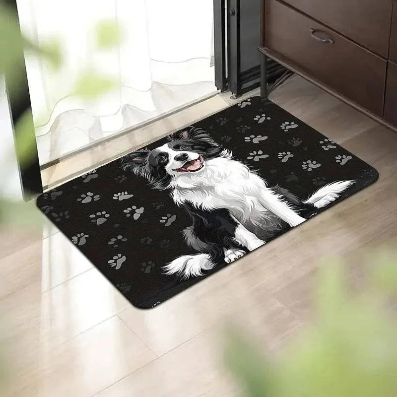Santa Claus Pattern Christmas Doormat