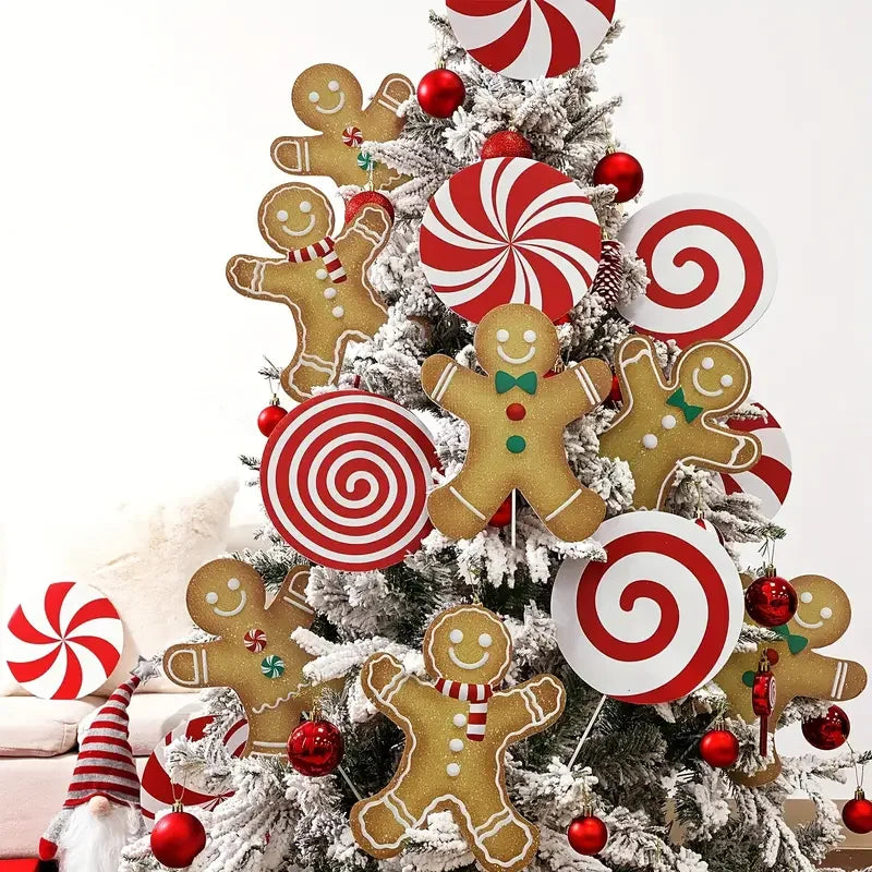 Candy Cane Swirl Tree Topper