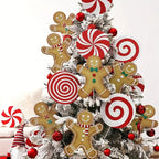 Candy Cane Swirl Tree Topper