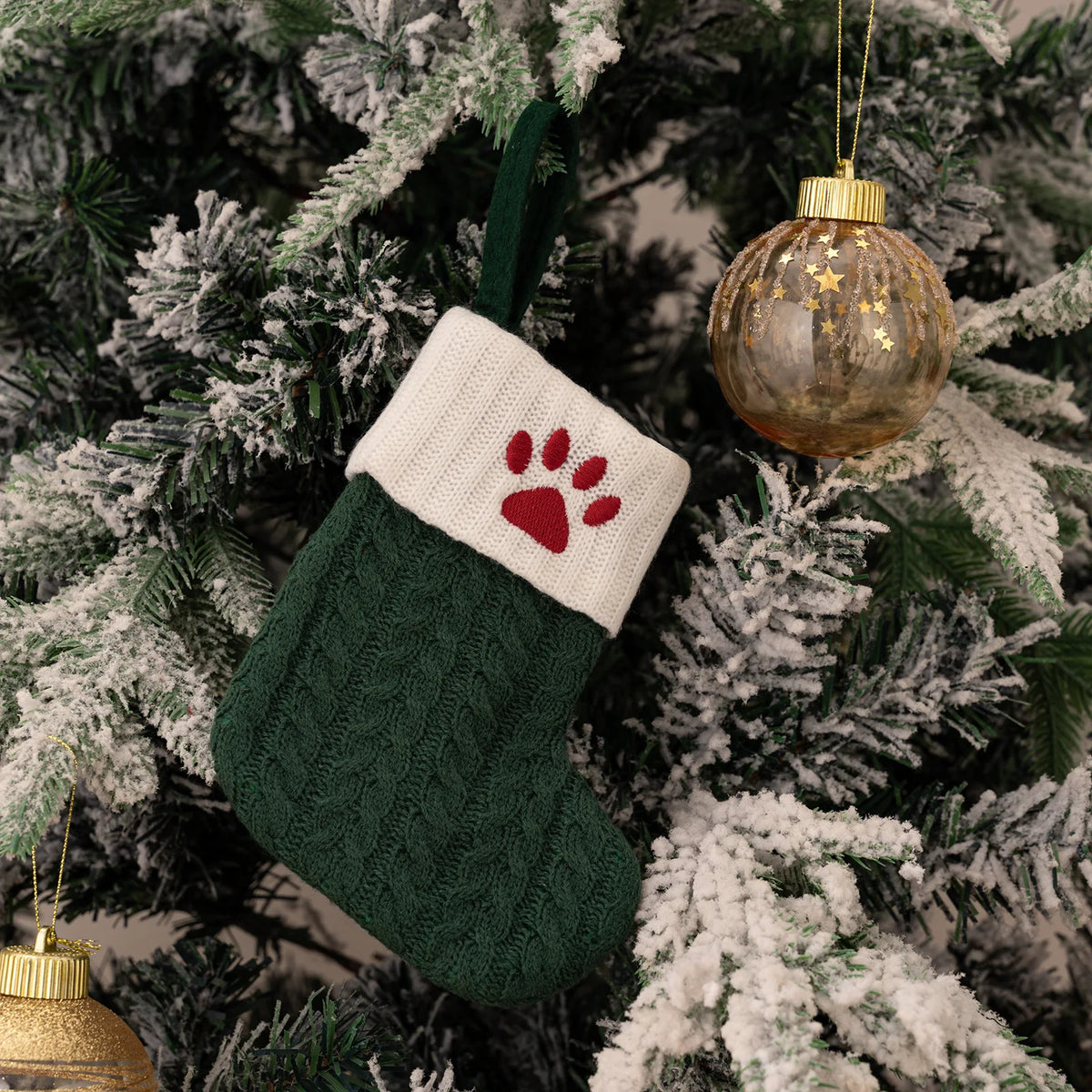 Monogram Christmas Knit Stockings