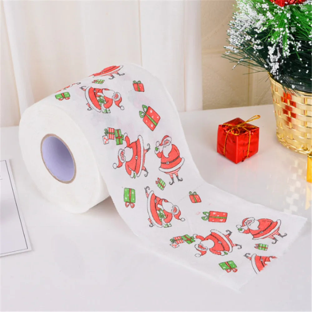 Christmas Paper Festival Theme Printed Wood Pulp