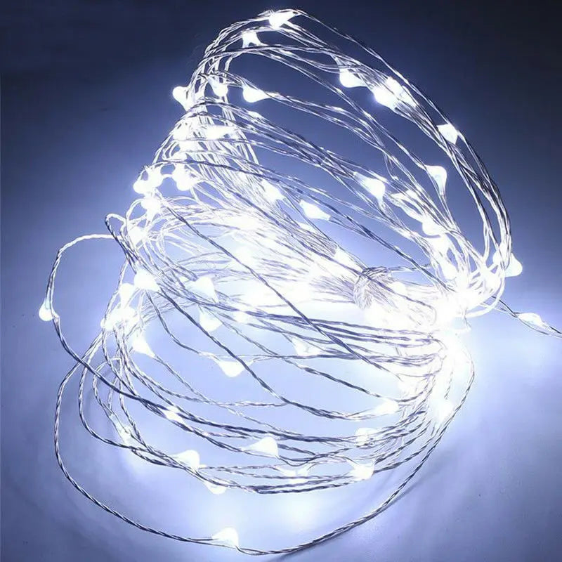 Copper Wire Christmas Fairy Lights