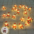 Runtow Santa Claus Snowman Christmas Tree Ornament