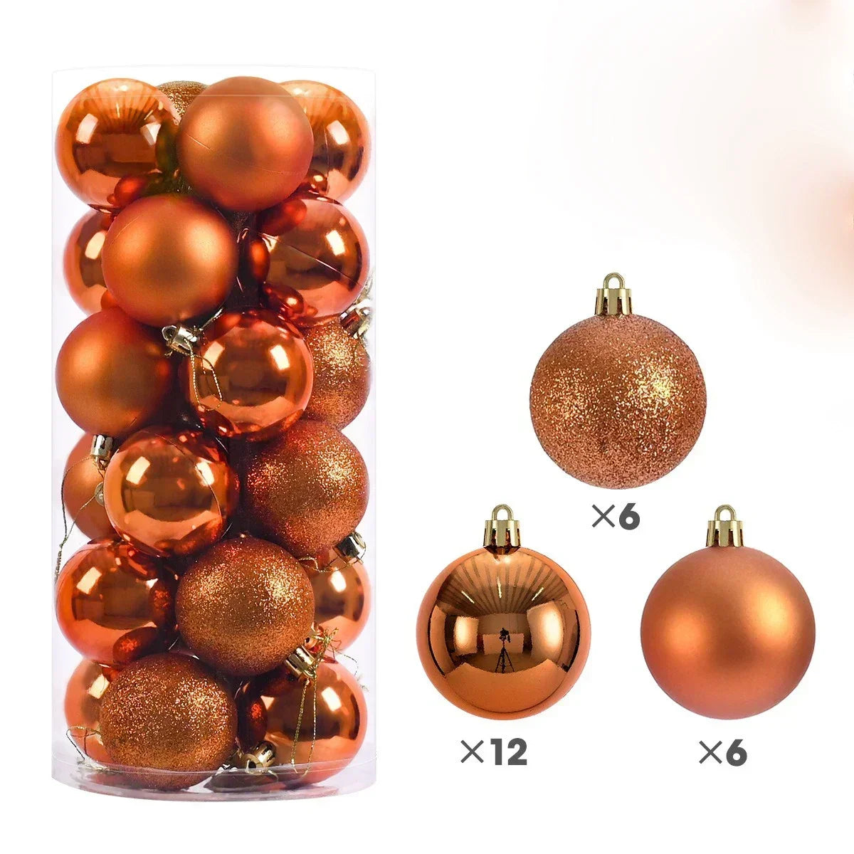 Shiny Christmas Tree Ornaments