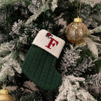 Monogram Christmas Knit Stockings
