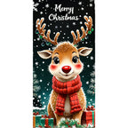 Christmas Cartoon Door Banner