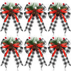 Pack Large Christmas Tree Topper Bow DIY