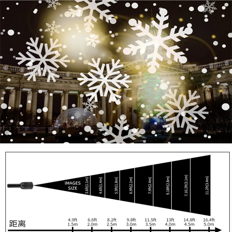 Magical Snowflake Holiday Projector