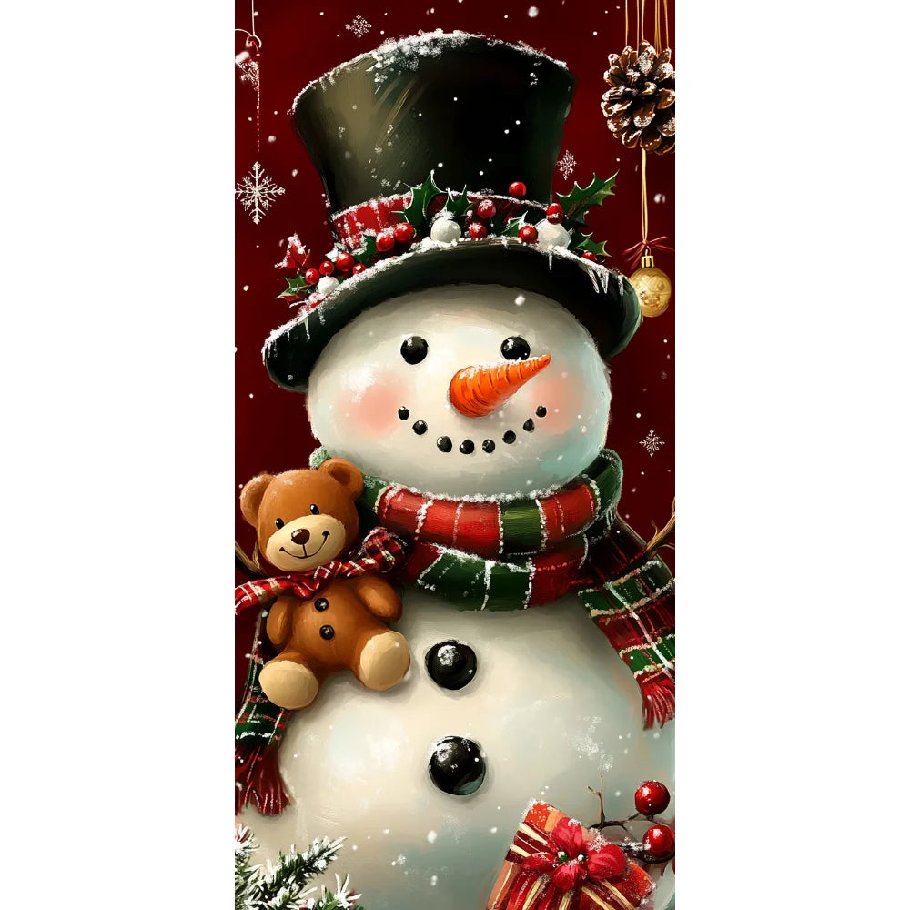 Christmas Cartoon Door Banner