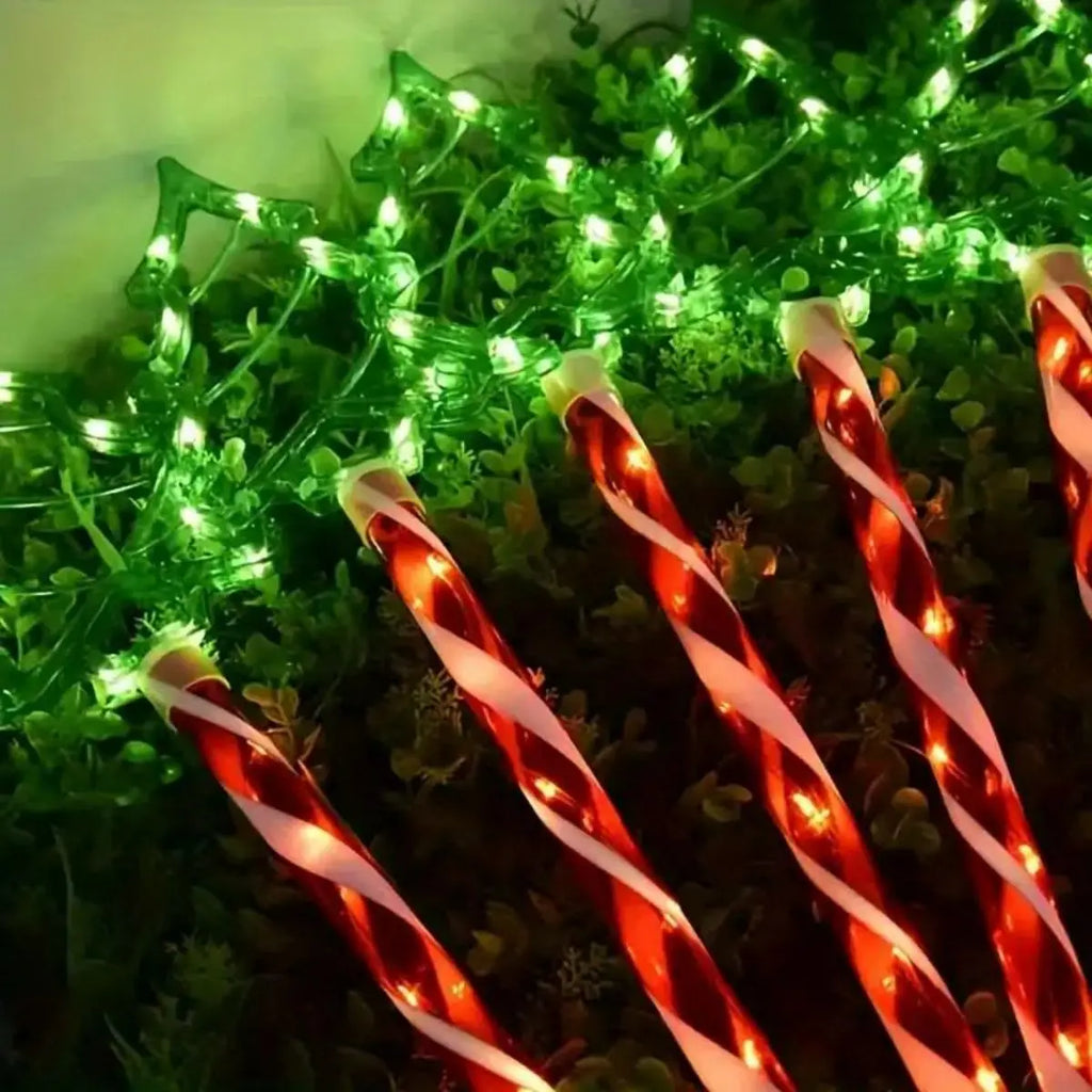 Solar Candy Christmas Pathway Lights