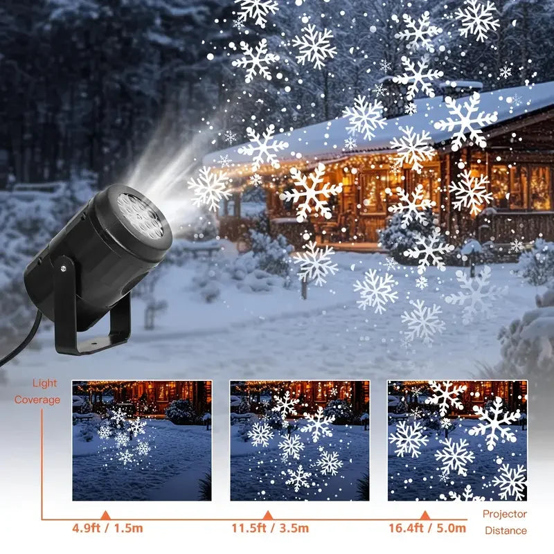 Magical Snowflake Holiday Projector
