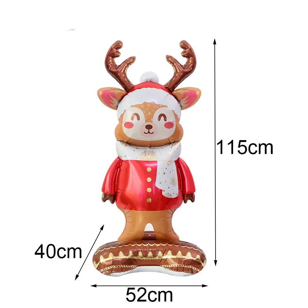 Standing Santa Foil Balloon Decor