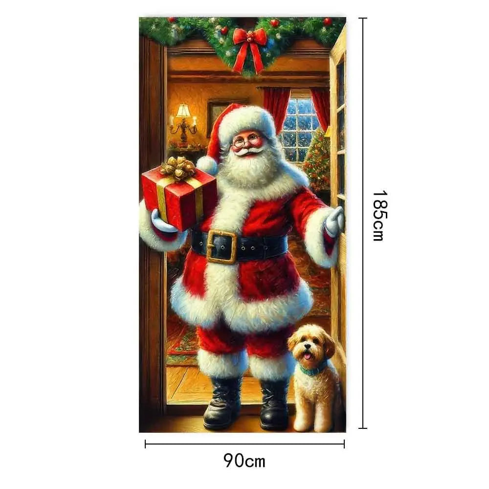 Christmas Cartoon Door Banner