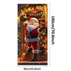 Santa Claus Christmas Tree Door Banner