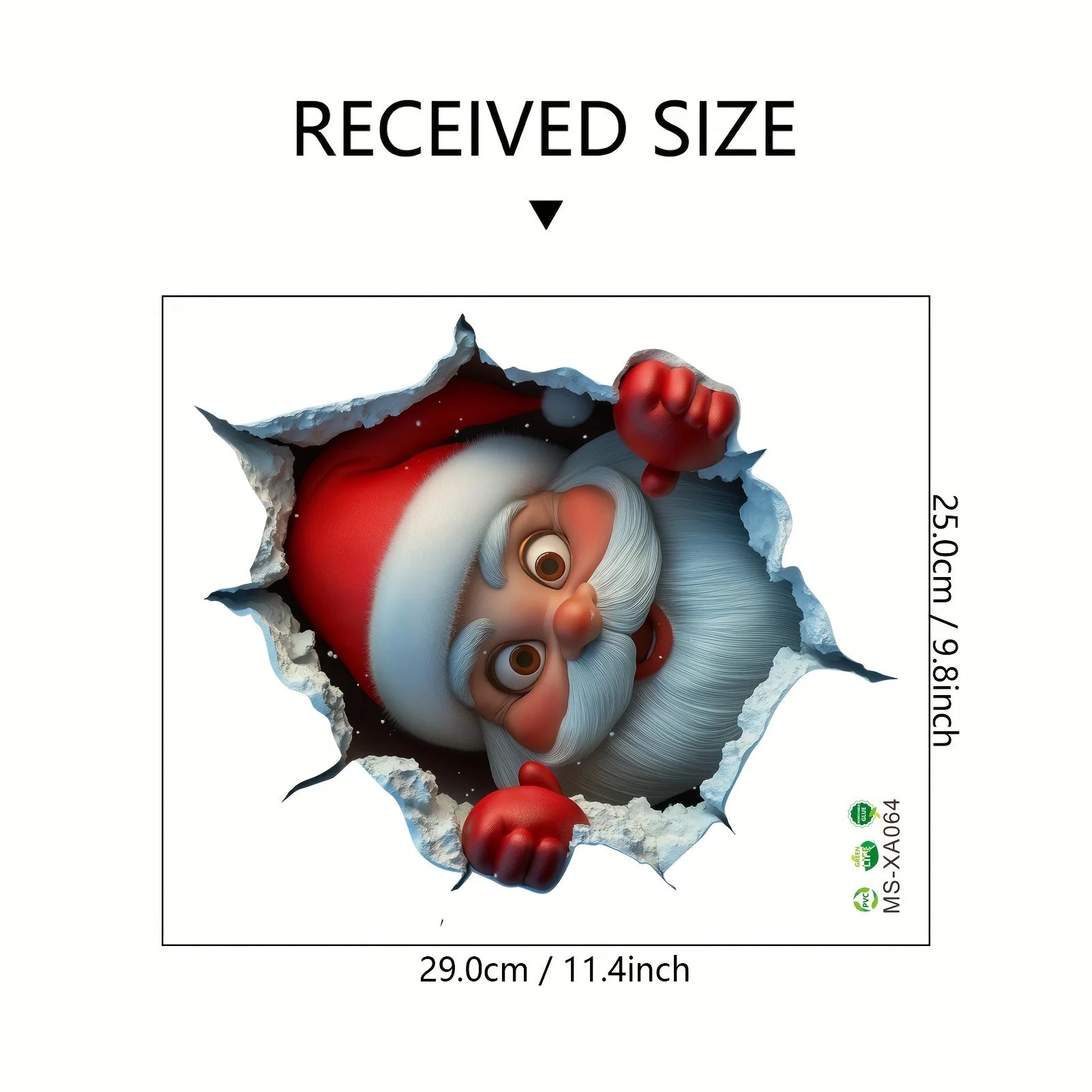 Christmas Santa Wall Sticker