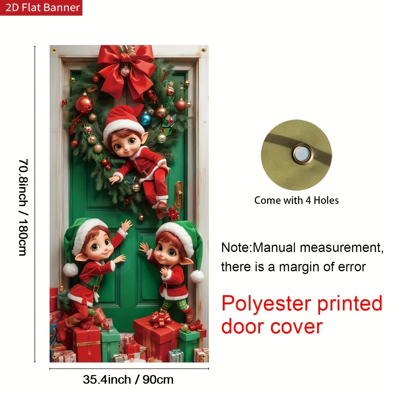 Christmas Cats Door Banner