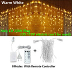 Sparkling Christmas Icicle Lights