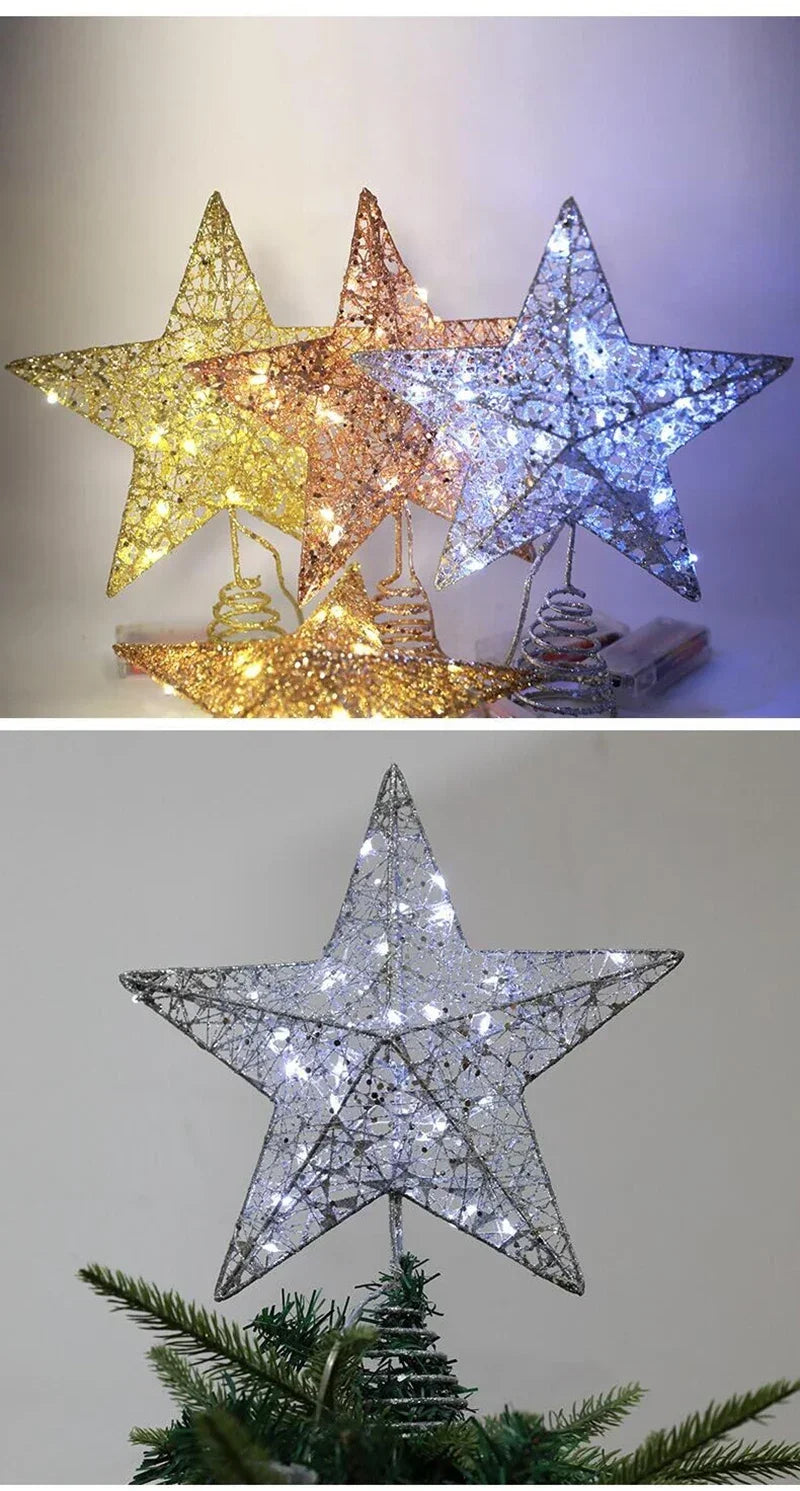 Christmas Tree Topper Star Battery Powered