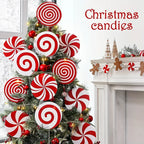 Candy Cane Swirl Tree Topper