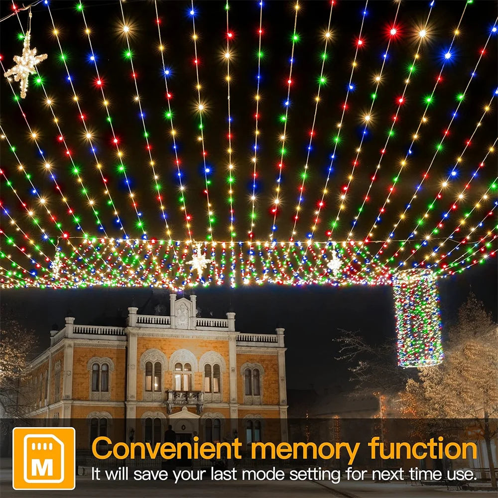 Remote Waterproof Christmas Fairy Lights