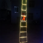 Santa Claus Climbing Ladder Outdoor Christmas Decoration