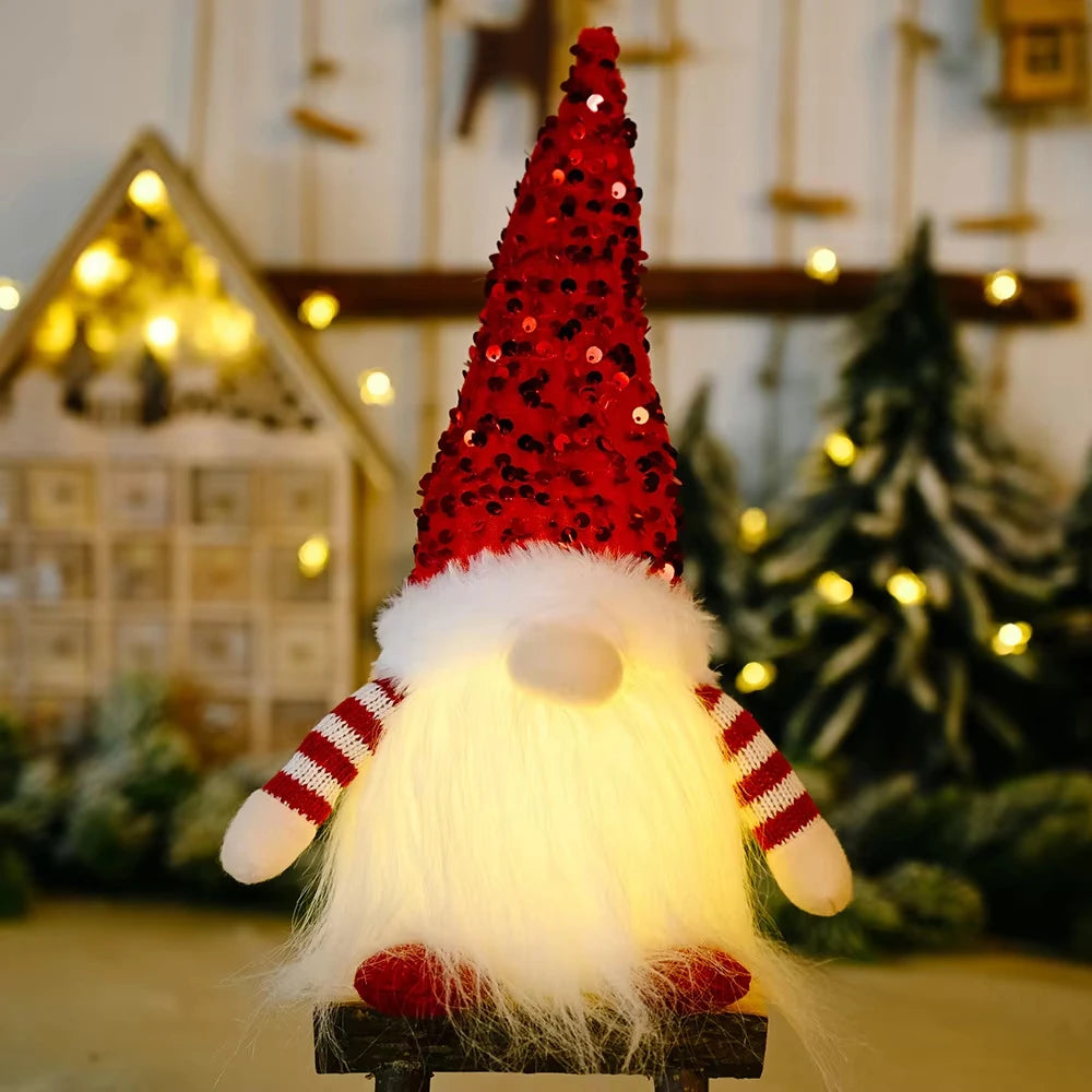 Glowing Christmas Gnome Night Light