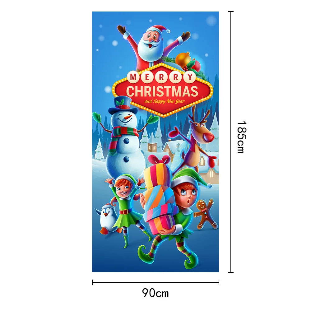 Christmas Tree Door Cover