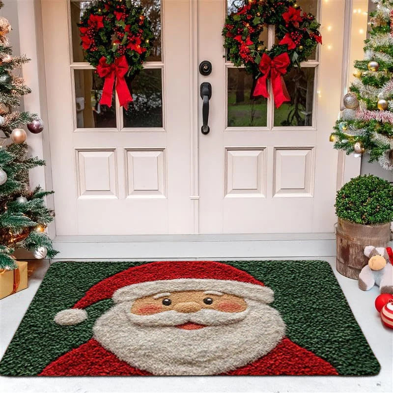 Gingerbread Christmas Welcome Mat