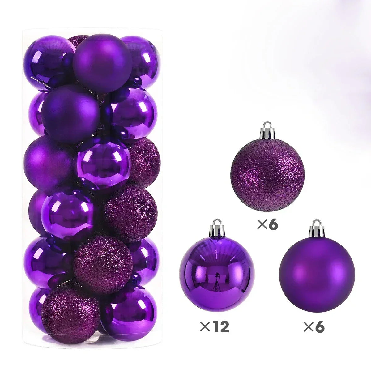 Shiny Christmas Tree Ornaments