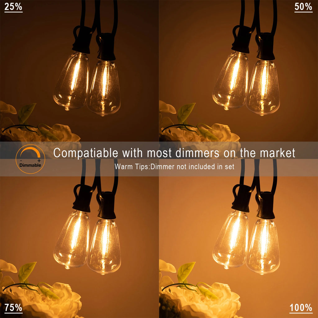 Connectable Shatterproof Holiday Bulbs