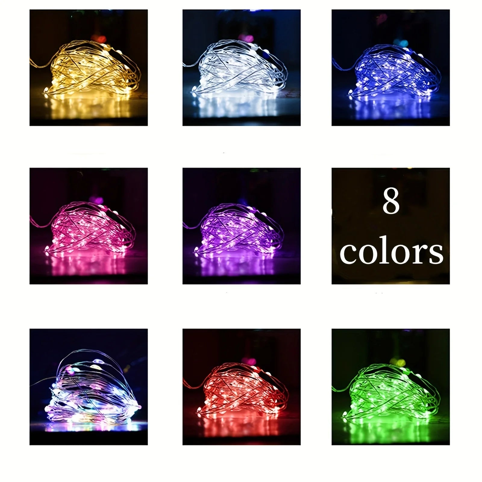 Colored Atmosphere Holiday String Lights
