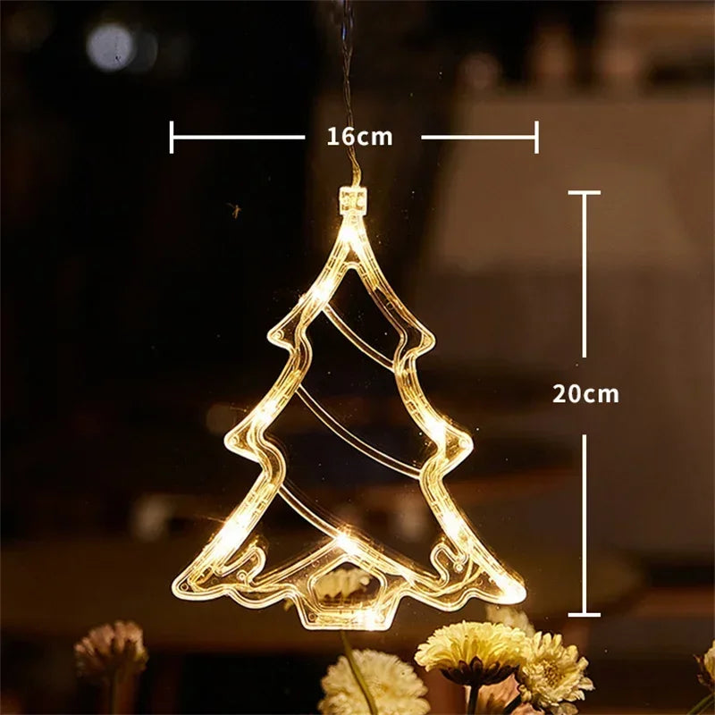 Snowflake Santa Ornaments Christmas