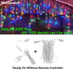 Sparkling Christmas Icicle Lights