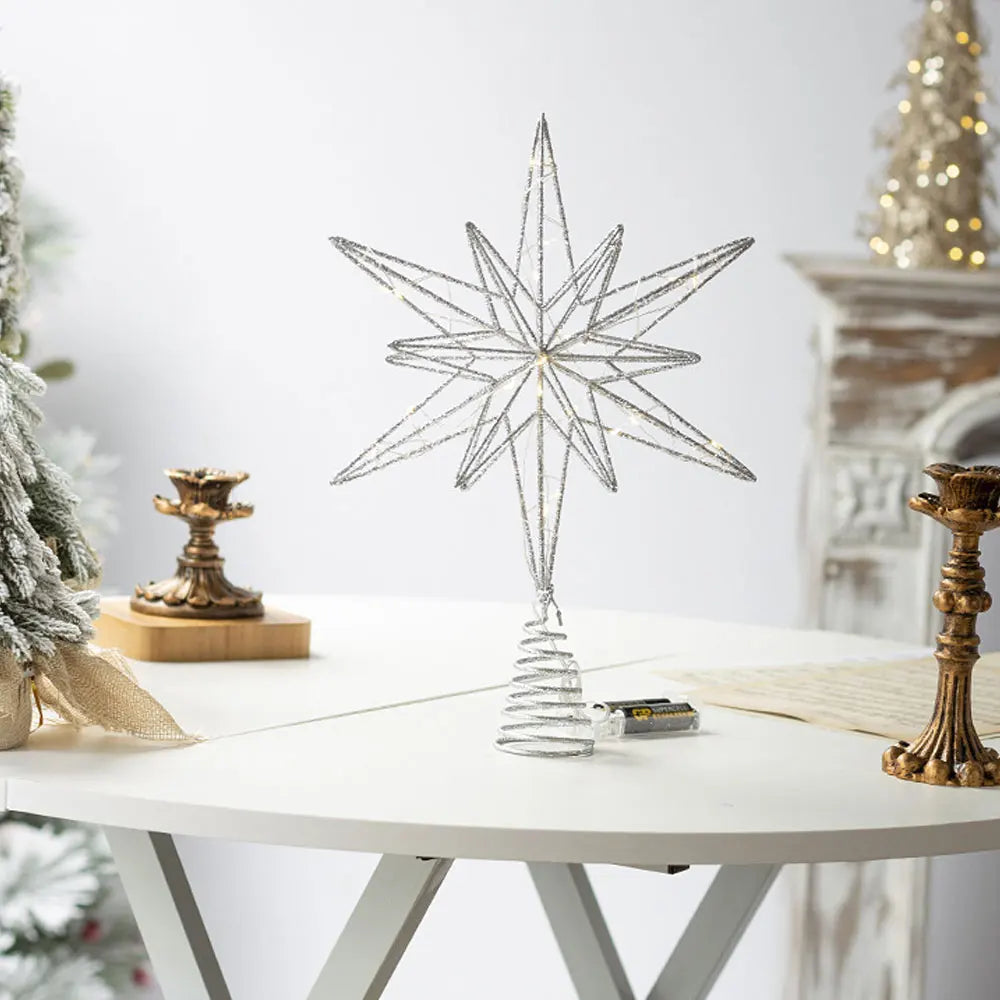 Christmas Tree Toppers Star Ornaments Festival