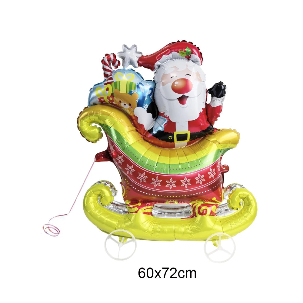 Standing Santa Foil Balloon Decor