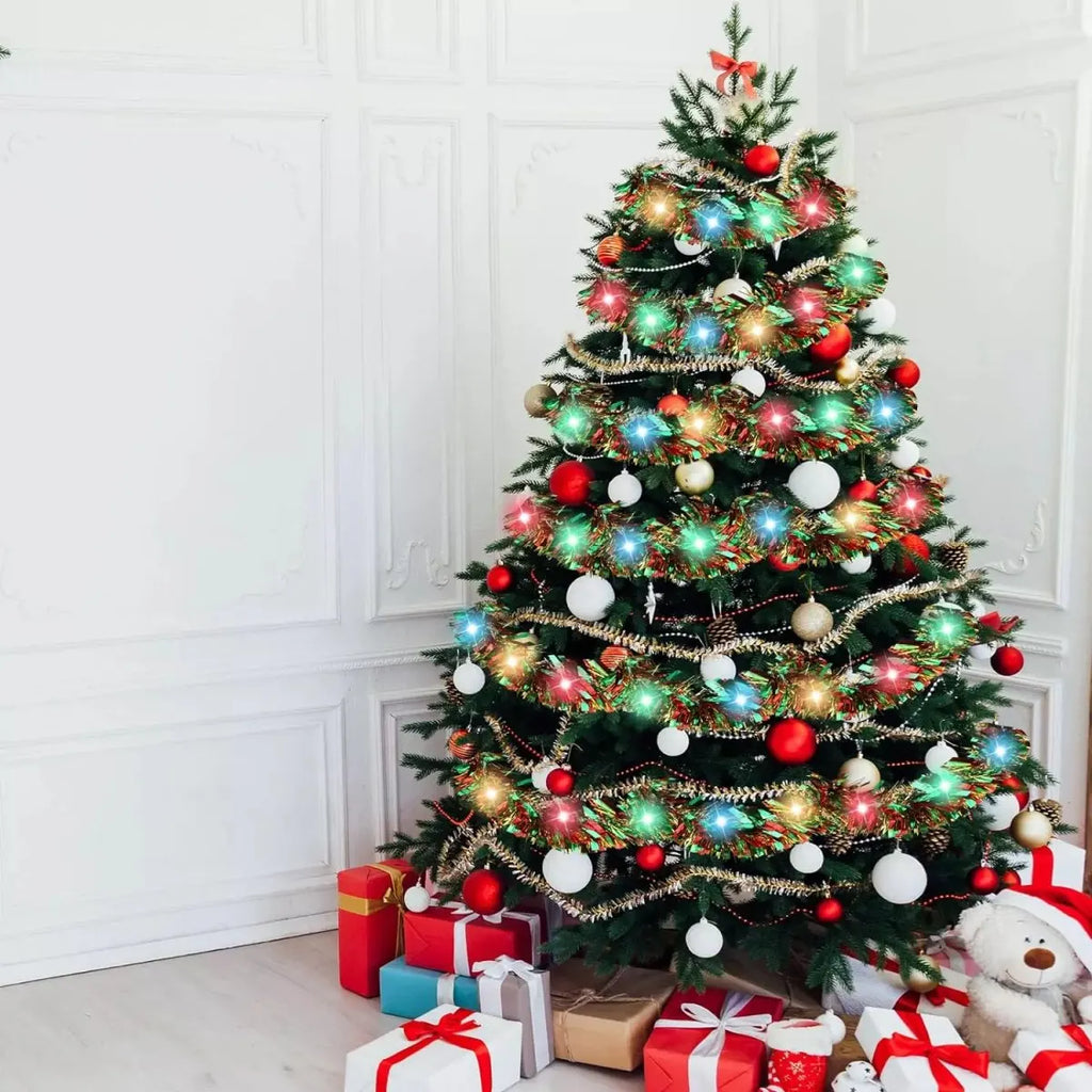 Metallic Christmas Tinsel Garland