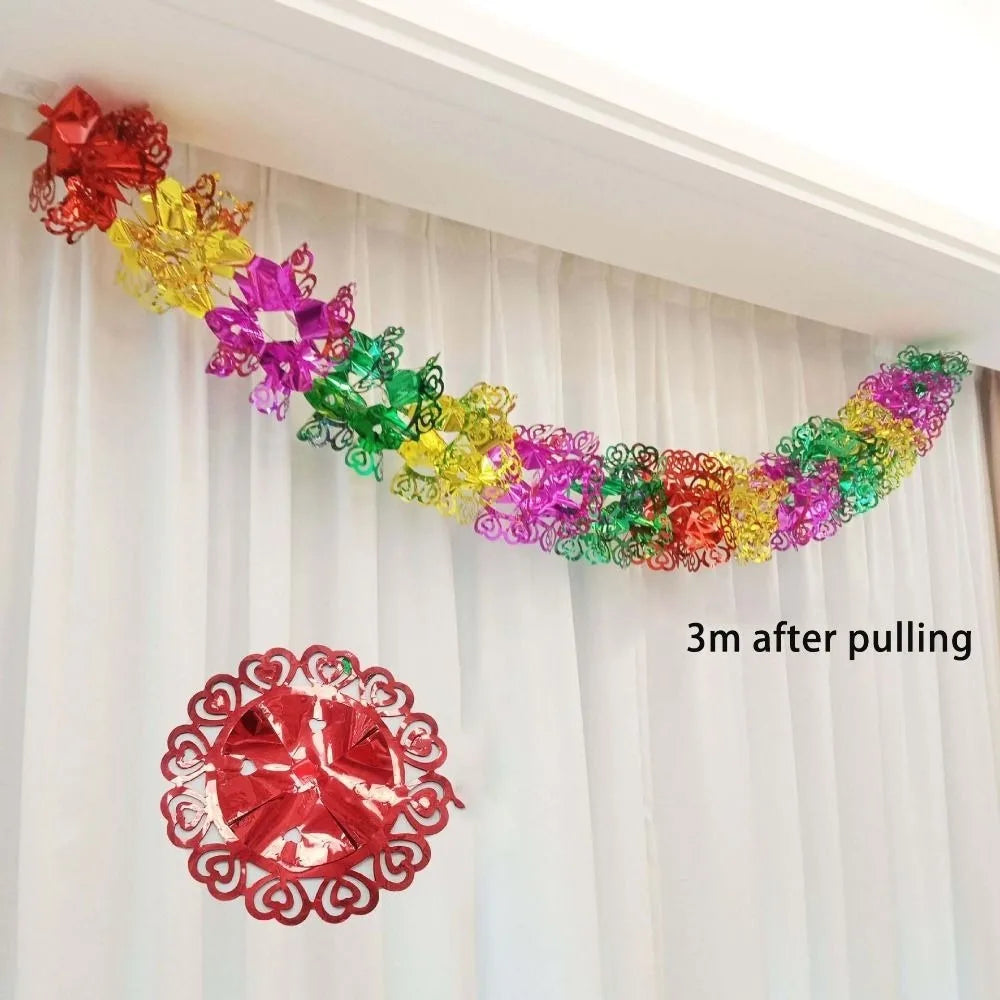 Christmas Hanging Metalic Garlands