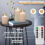 Warm Flickering Holiday Candles
